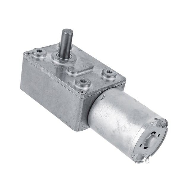Motorreductor de tornillo sin fin de alto par reversible Motor eléctrico reductor de CC de 12 V (6 RPM)