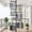 Black, variant on Coutex 7 Wings Floor-Standing Telescopic Clothes Drying Rack, No-Drill Adjustable 47.24-122.04in, Laundry Drying Rack Holds 35 Garments, Indoor Use, Black
