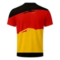 thumbnail image 6 of Soccer Cup 2026 Graphic Tee for Men, Crew Neck Short Sleeve National Team Jersey Shirt - Lightweight Summer Fan Top with Country Flag Print for Match Day & Casual Wear Black L, 6 of 6