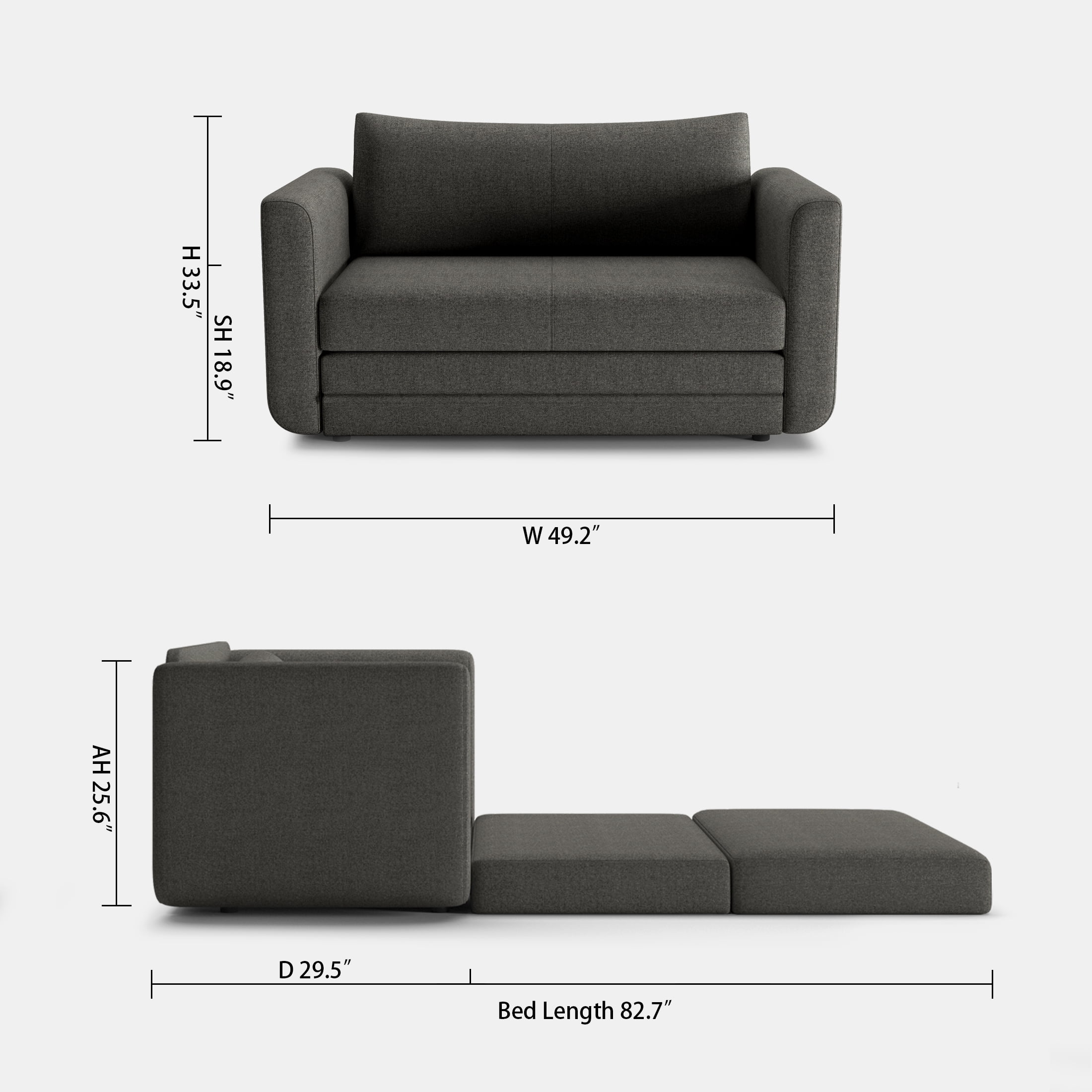 Artdeco Home Afton sleeper sofa