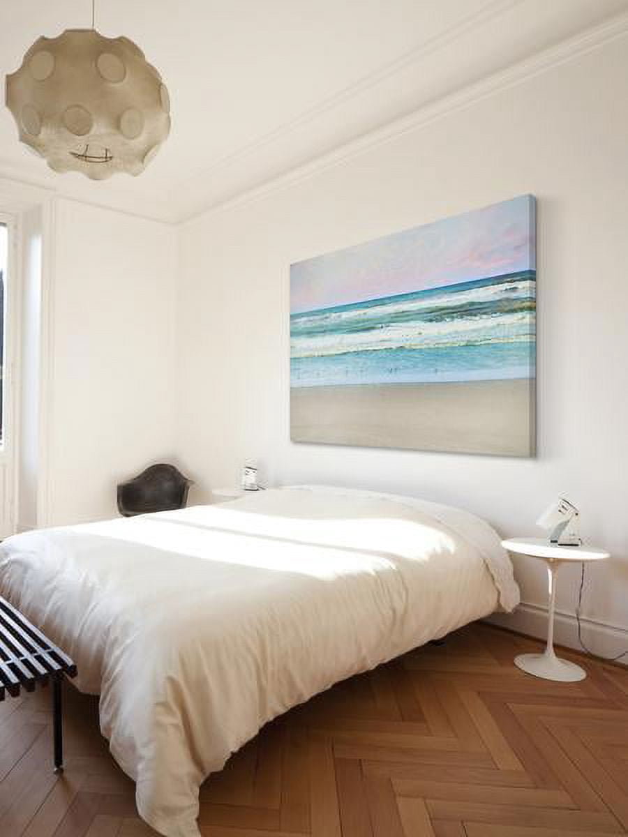 "Summer Beach" Painting Print on Wrapped Canvas