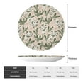 thumbnail image 2 of Yiaed Halloween Cactus Print Bone China Decorative Plate Ceramic Dinner Plates Art Crafts with Display Stand-7in, 2 of 6