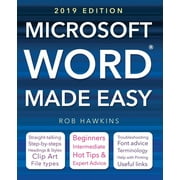 ROB HAWKINS Made Easy: Microsoft Word Made Easy (2019 edition) (Paperback)