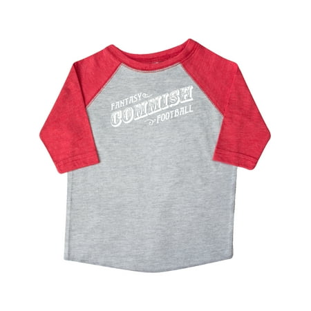 

Inktastic Fantasy Footbal Commish in White Text Gift Toddler Boy or Toddler Girl T-Shirt