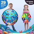 thumbnail image 2 of Dartboard BootAA de 29 pulgadas, grande, plegable, con bolas adhesivas, 2 of 9