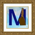 thumbnail image 1 of Perrenoud, Aubree 12x12 Gold Ornate Wood Framed with Double Matting Museum Art Print Titled - M, 1 of 4