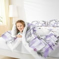 thumbnail image 4 of Manfei Winter Cute Snowman Full Size Comforter Sets, Merry Christmas Bedding Comforter Set, Teens Boys Girls Kids Reversible Bedding Sets, Ultra Soft Home Decor, 3pcs, 4 of 8