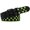 Light Green and Black, variant on Studded Belt, Metal Punk Rock Rivet belt with Bright Pyramid Studded for Women Men