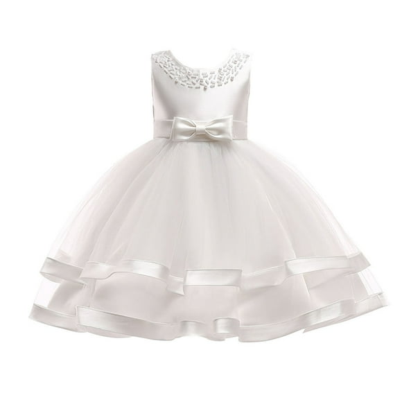 Girl Dresses Formal Dresses for Girls White Dress for Girls Toddler Tea Party Dress Girls Dresses Size Girls Fashion