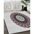 thumbnail image 3 of Ahgly Company Machine Washable Indoor Rectangle Transitional Platinum Gray Area Rugs, 4' x 6', 3 of 7