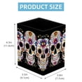 thumbnail image 2 of ERJLKXP Small Pen & Pencil Holder for Desk Organization,Sugar Skull Mexico Desktop Stationery Storage for Office Supplies and Makeup Brush Organizer, 2 of 6