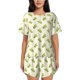 thumbnail image 1 of Fotbe Corn Conjunto de Pijama Estampado para Mujer, 2 Piezas, Ropa de Dormir con Camiseta de Manga Corta y Shorts Suaves-Medium, 1 of 6