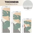 thumbnail image 4 of Green Boho Geometric and Plant Pattern Kitchen Rugs Sets Of 3,Kitchen Runner Rugs Non Skid Washable,Decorative Kitchen Floor Mats for Kitchen,Sink,Laundry,17"x30"+ 17"x47" + 17"x59", 4 of 6