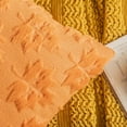 thumbnail image 3 of Maple Leaf Fall Throw Pillow Covers 12"x20" Set of 2, Orange Farmhouse Decorative Pillow Covers for Autumn Harvest Holiday Accent Pillow Cases, Faux Fur Pillow Covers for Couch Bed Room, 3 of 15