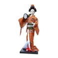 thumbnail image 2 of Figura de muñeca de kimono de Geisha japonesa, figura de regalo, estatua coleccionable, figura de Geisha para dormitorio, estantería, sala de estar y Estilo A, 2 of 8