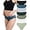 Polaris Glow, variant on Women's Ice Silk Seamless Stretch Breathable No Show Wavy Sides Bikini Briefs 7 Pack(M,Polaris Glow)