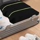 thumbnail image 5 of Bolsa de almacenamiento para zapatos para hombre y mujer, maleta con ruedas, lavable, reutilizable y resistente, ideal para viajes y mudanzas, plegable y portátil, con estructura metálica,, 5 of 7