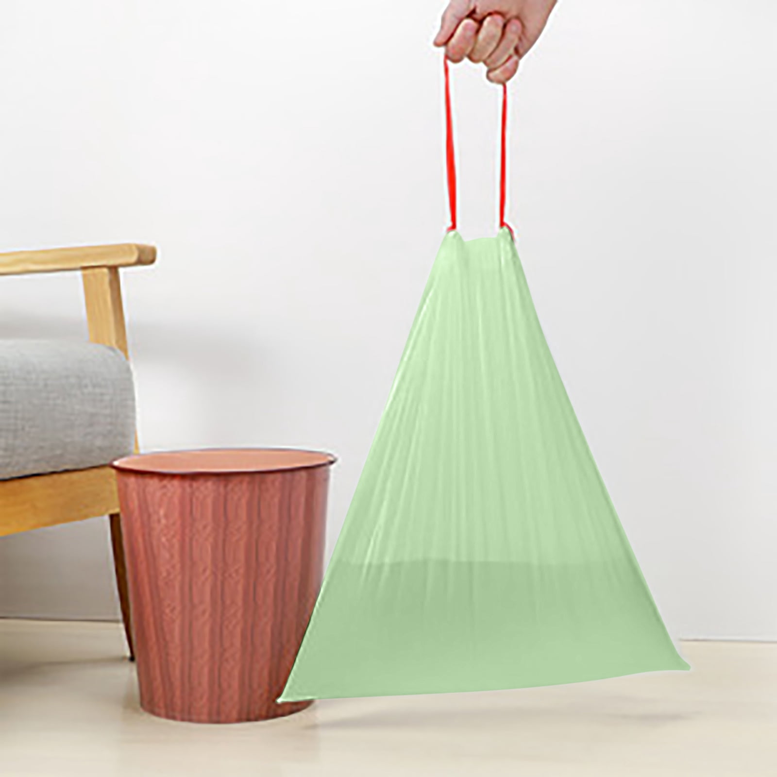 YWIYIUD 200 Counts 8 Gallon 50x60Cm Biodegradable TrashBags Bathroom TrashBags Unscented Garbage Bags Strong LeakProof Compostable TrashLiners for Bedroom Kitchen HomeOffice