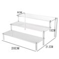 thumbnail image 2 of Acrylic Lifting Display Stand 3-Layer Perfume Tissue Display Stand Character Model Display Stand Dessert Rack, 2 of 5