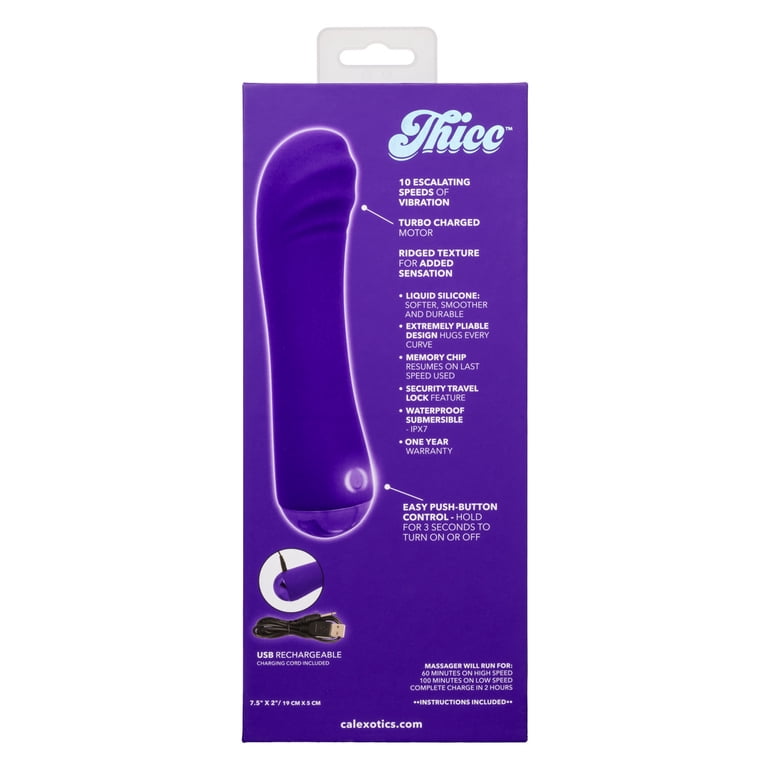 CalExotics Thicc Chubby Buddy G Spot Vibrator, Purple - Walmart.com CalExotics Thicc Chubby Buddy G Spot Vibrator, Purple - Walmart.com