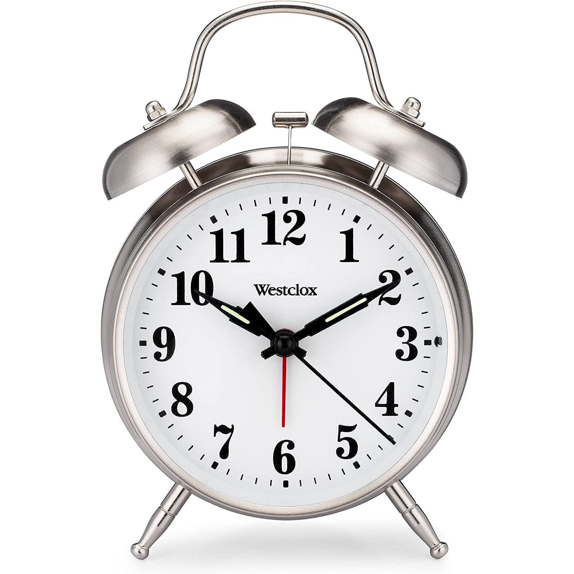 Westclox Big Ben Twin Bell Alarm Clock | Loud for Heavy Sleepers Battery Operated Metal with Westclox Big Ben Twin Bell Alarm Clock | Loud for Heavy Sleepers Battery Operated Metal with - e 56