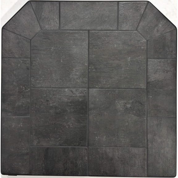 Dominus Heat Flat Wall Hearth Pad - Midnight Black