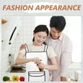 thumbnail image 5 of Bartender Apron Cross Back Apron Hair Dresser Apron Hairstylist Apron For Men Women, 5 of 6