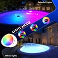 thumbnail image 2 of Floating Pool Lights,5000mAh Rechargeable Pool Lights With Remote,Pool Light that Float IP68 Waterproof, Color Changing Swimming Pool Lighting,Pool Floating Light for Inground Ground Pools-2PCs, 2 of 9