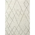 thumbnail image 1 of Ahgly Company Machine Washable Indoor Rectangle Industrial Modern Silver Pink Area Rugs, 5' x 7', 1 of 7