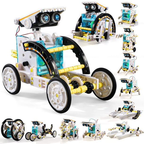Kit de robot solar STEM Lucky Doug 12 en 1 para niños de 8 a 13 años