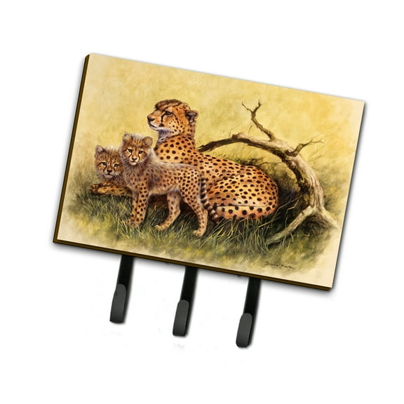 Cheetahs by Daphne Baxter Leash or Key Holder