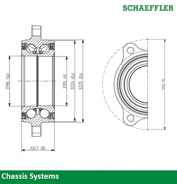 Schaeffler 101872 Wheel Bearing