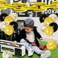 thumbnail image 2 of Baby 1st Birthday Decorations, The Notorious One Banner, Black Gold Balloon Garland Arch Kit with Chain Balloons for Boy Hip Hop First Bday Biggie Smalls Party Supplies, 2 of 6