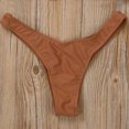 thumbnail image 1 of Prolriy String Bikini Strings pour Femmes Maillot de Bain Bikini String Trunks Bas Femmes Tankinis Ensemble sous-Vêtements Femmes Marron m, 1 of 5