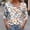 Orange, variant on Women's Long Sleeve Shirts Print V Neck Fall Collar Solid Color Pullover Tops Leaves Casual Shirts Comfy Soft Fashion Tees Blouses