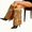 Light Brown, variant on Fur Knee High Heels Boots For Women Pointed Toe Thin High Heel Mid-Calf Winter Fashion Y2K Party Stiletto Furry Fluffy Boots