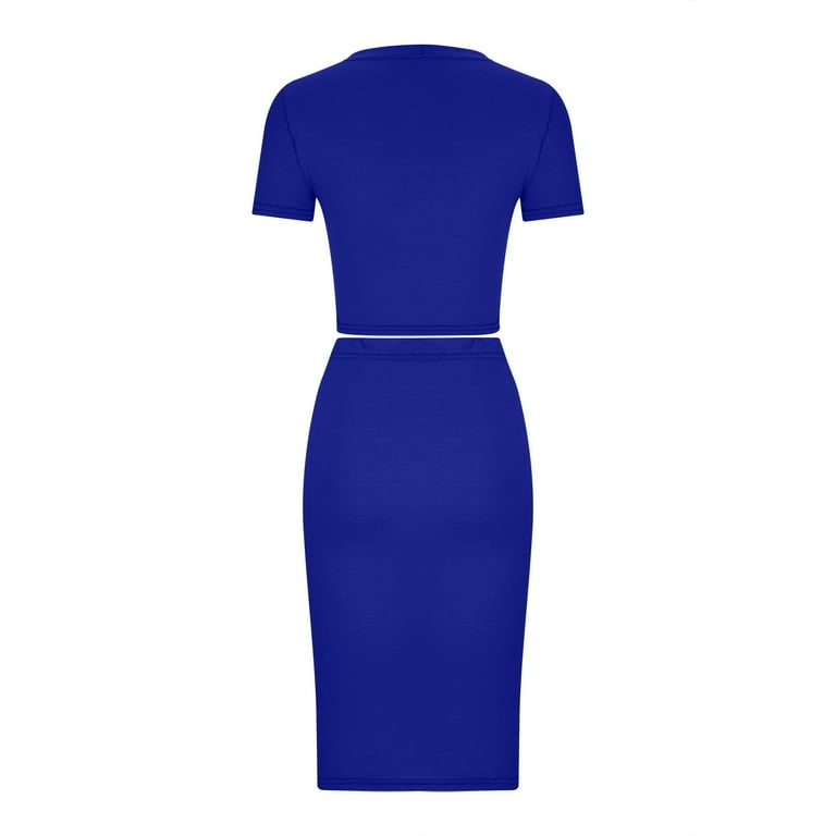 two piece tight short dress 2-piece women's sexy short dress lace up long-sleeved T-shirt hip tight  skirt
