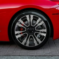 Worgeous Hubcaps Wheel Covers for Cars Wheel Rim Cover 13 Inch Wheel Cover Hub Cap Auto Accessories Universal Fit Car Wheel Cover Silver