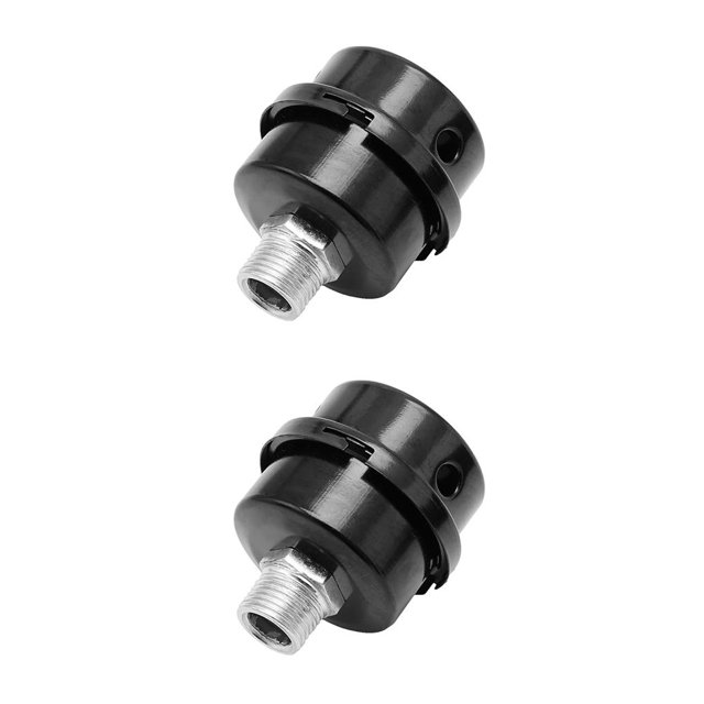 Destyer Entrée de Compresseur d'Air Connecteur Fileté Souffleur Silencieux Matériel de Réparation Accessoire 20mm 2Ensemble