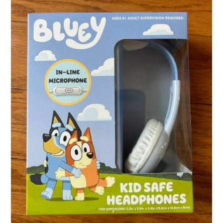 Bluey Kid Safe Headphones - Volume Limited