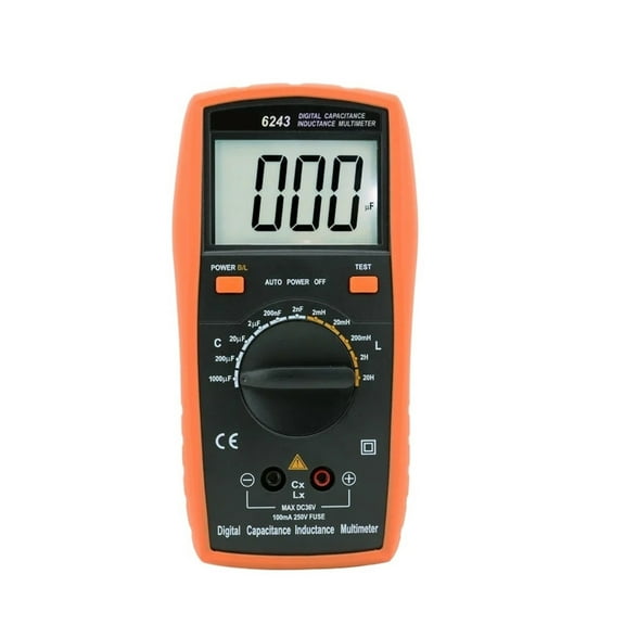Digital Capacitance LCR Meter Handheld Capacitor Transistor ESR Tester LCD Backlight Diode Capacimetro Multimeter ,Easy to Use