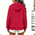 thumbnail image 5 of Zip Up Hoodie Women Casual Oversized Sweatshirt Lightweight Jacket | Womens Hoodies Long Sleeve Y2K Hooded Sweatshirt Women Fashion Zipper Fall Jackets With Pocket, 5 of 5