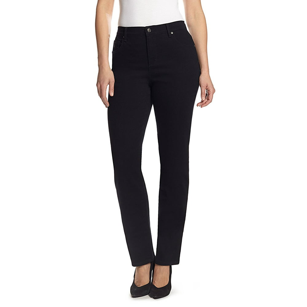 Gloria Vanderbilt - Women Plus Slim Short Stretch Jeans 16W - Walmart ...