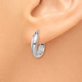 thumbnail image 3 of FB Jewels 14k White Gold Hoop Earrings, 3 of 4