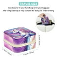 thumbnail image 5 of Unicorn Travel Portable Square Jewelry Box Earring Necklace Bracelet Organizer Storage Display Case Holder Stand Decorative Box Organize, 5 of 6