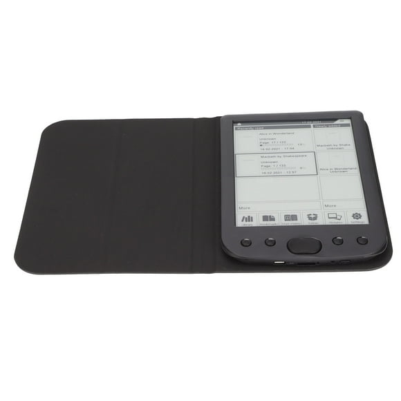 Loewten Ereader 6in 800x600 HD Ink Screen E Reader 8GB 512MB ABS Ebook Reader With Protective Case Film For Reading,Ereader,Ebook Reader