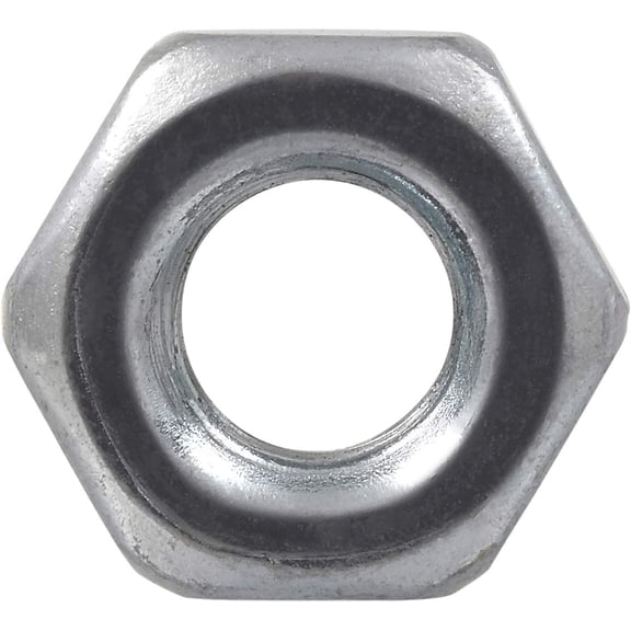 Hillman Hex Nut Grade 2 Zinc Plated Steel - 1/4 In. 20 TPI - 100 Ct.