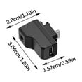 thumbnail image 5 of Jesscasday Professional Microphone Sound Adapter for X4 External Microphone Type C 3.5mm, 5 of 11