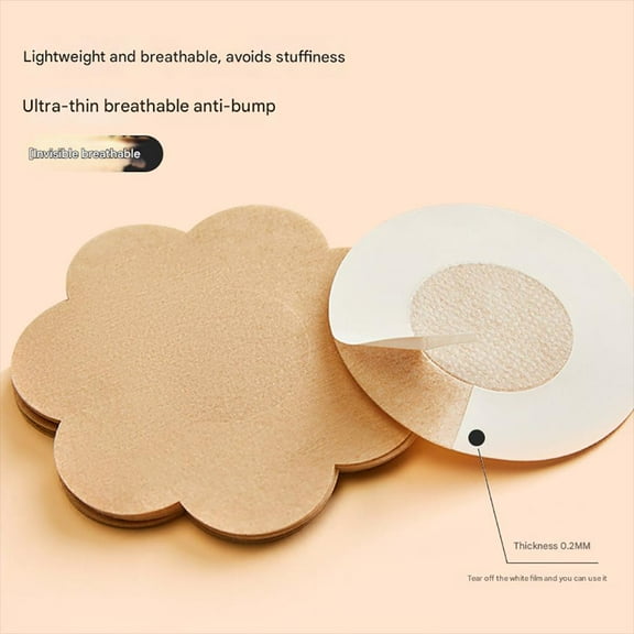 Self Adhesive Invisible Bra Nipple Shields Breast Pads for Women 1 Pair