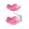 thumbnail image 2 of Under $1! PEONAVET Soap Dish Double Layer Soap Holder Plastic Suction Cup Wall Mounted Draining Soap Dish Holder for Shower Bathroom Bathtub Kitchen(Pink), 2 of 6